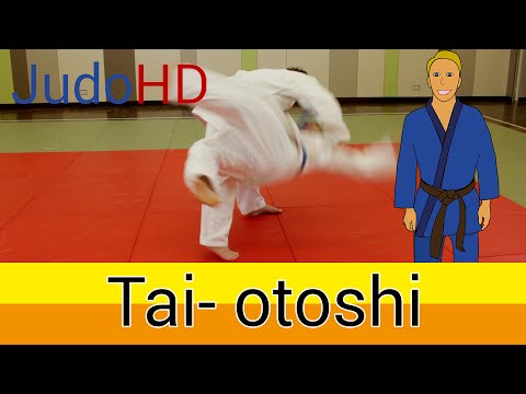 Gelb- Orange: Tai- otoshi [Judo]