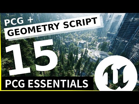 Procedural Geometry Workflows Using PCG and Geometry Script
