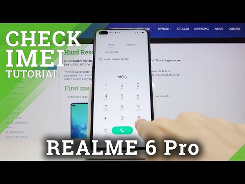 How to Find IMEI and Serial Number in Realme 6 Pro