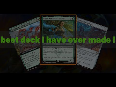 best mono green deck ever made 2025 | Nissa, worldsoul speaker | mtg |