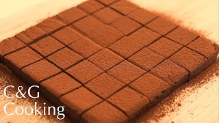 [ASMR] ラム酒の生チョコの作り方 | asmr 生チョコ 手作りバレンタイン お菓子作り