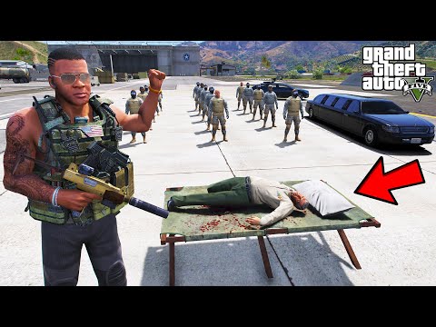Franklin's INSANE First Day in The Army of Los Santos! (GTA 5)