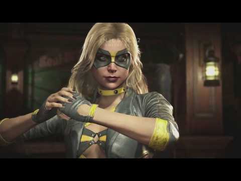 Injustice 2 Beta - All Black Canary Intro Dialogues!