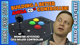 Building a Monster Joysticks CD32 Deluxe Joystick - Full Guide & Test!