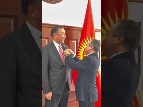OTS Secretary General was awarded with Medal of Ministry of Foreign Affairs of the Kyrgyz Republic