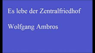 Es lebe der Zentralfriedho - Wolfgang Ambros