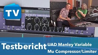 Video thumbnail for UAD Manley Variable Mu Plug-in VS Hardware Compressor Limiter by musotalk