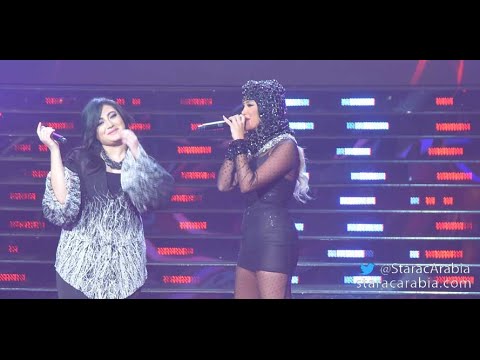 فضيحة مايا دياب... حجاب وفستان عاري في ستار اكاديمي 10 "سهرة البرايم 14"