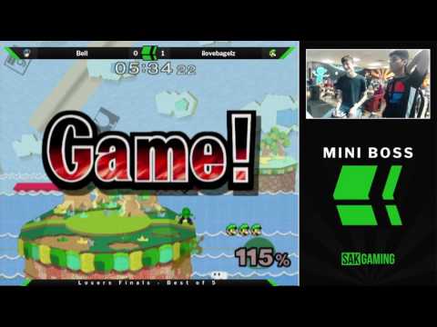 Mini Boss Losers Finals - Bell (Marth) vs ilovebagelz (Luigi)