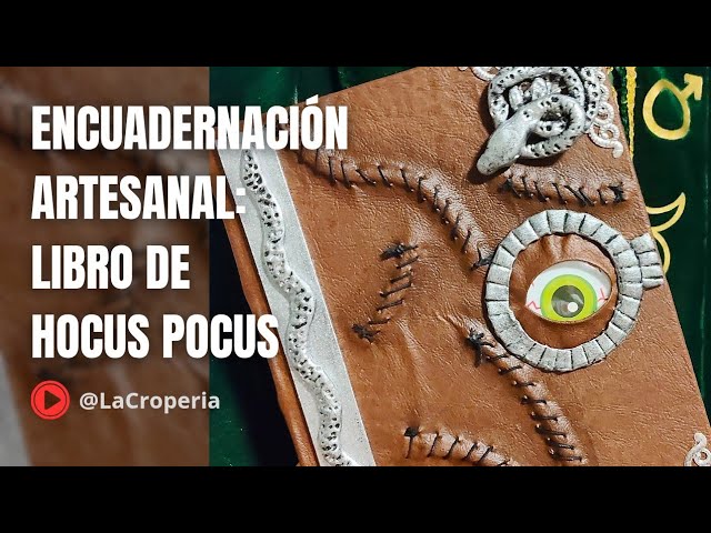 Vídeo relacionado con Libro de hechizos de Hocus Pocus, libros de hechizos con hechizos reales, decoración de Halloween, libro de hechizos, libro de sombras, regalos de bruja para mujeres, diario encuadernado de cuero,