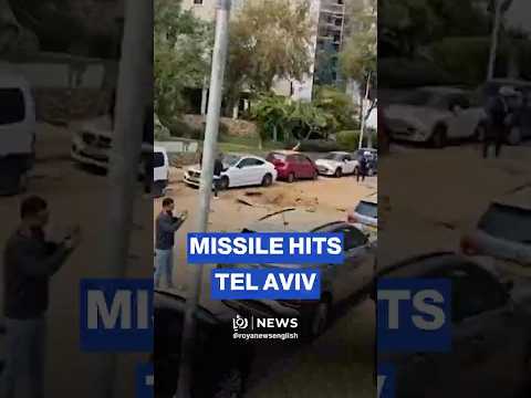 Iranian missile hits central Tel Aviv