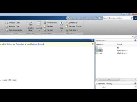 Introducing Structures and Cell Arrays