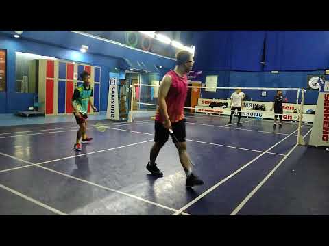 Badminton MuhibbahTeam Men's Double Sparring - Nazreen / Wesley Vs Bilal / Shahrizal