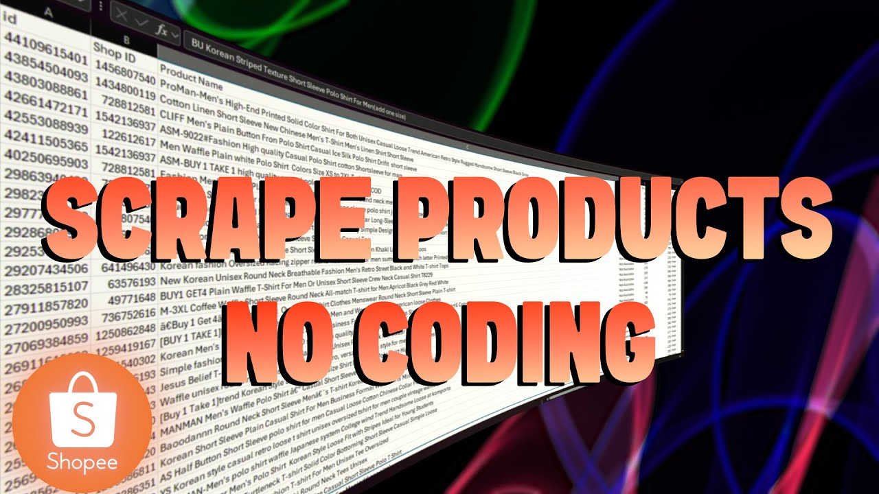 How To Scrape Shopee products (No Code Needed)