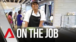 On the Job: Food court cleaner