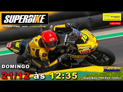 🔴 SUPERBIKE BRASIL | Grande Final 2025 | SuperBike PRO/EVO 1000cc | Londrina (PR) | Ao Vivo