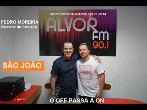 São João - Pedro Moreira na Alvor FM (Bastidores da Grande Entrevista)