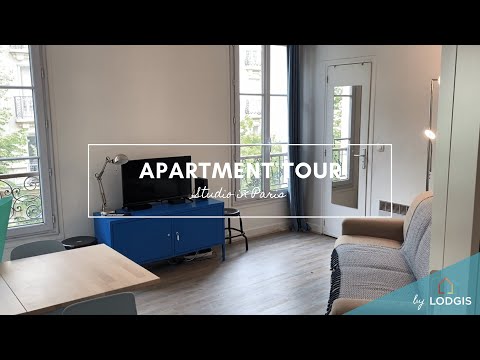 Apartment Tour // Furnished  20m2 in Paris – Ref : 12020517