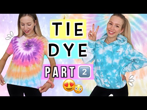 TIE DYE PART II 🆘 ich probiere es ein zweites Mal 🤭 Batik für Anfänger - Cali Kessy