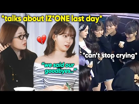 Chaewon talks about IZ*ONE emotional last day (first impressions during Produce 48)