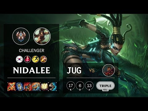 Nidalee Jungle vs Graves - KR Challenger Patch 10.11