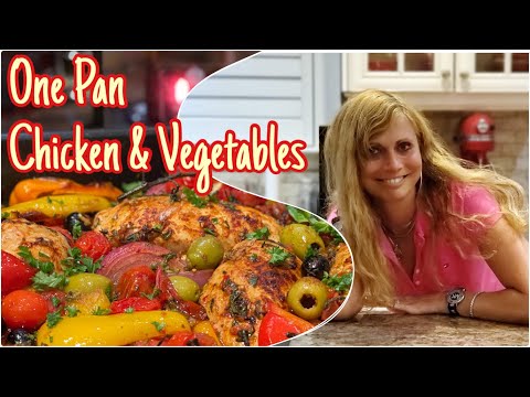 One Pan EASY Chicken & Roasted Vegetables Recipe | Must Try ‼️
