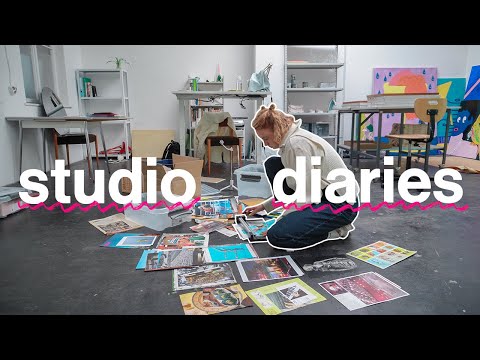 studio diaries — umzug ins atelier als selbstständige designerin & künstlerin ✨