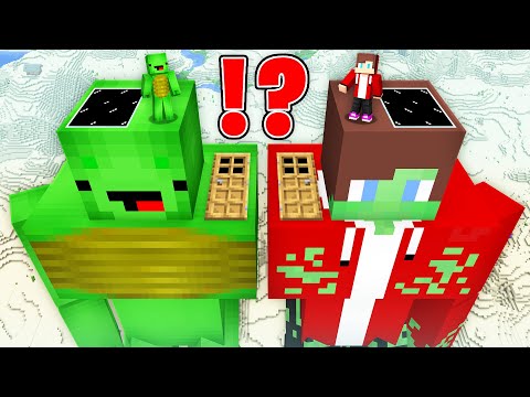 JJ And Mikey found SUPER LONG MUTANT HOUSE INSIDE JJ VS Mikey in Minecraft Maizen