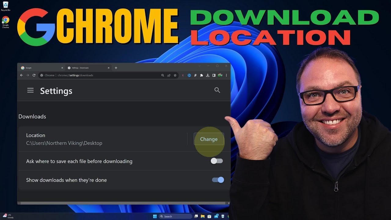 How to Change Chrome Download Location