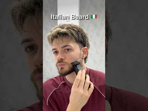 Barba italiana 🧔🏻🇮🇹💈#barba #barbaitaliana #barbero #barberia