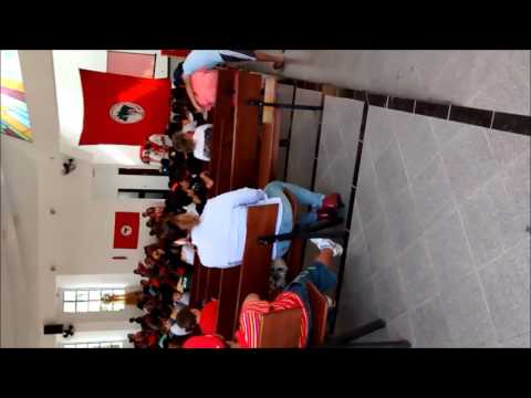 UFSC - 15/10/2015 - Roselane Neckel, reitora da UFSC recepciona MST e os "Sem Terrinha"