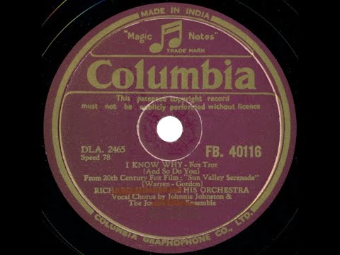 1941 Richard Himber - I Know Why (And So Do You) (Johnnie Johnston, vocal)