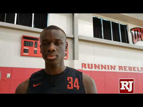 UNLV's Mbacke Diong on his offensive improvement