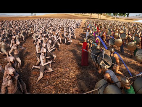 1,000 SPARTANS vs EVERY UNIT (vs ALL UNIT) | 1000 Spartans vs Armies