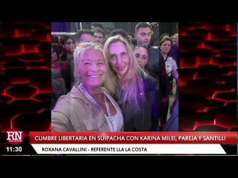 Cumbre libertaria en Suipacha con Karina Milei, Pareja y Santilli