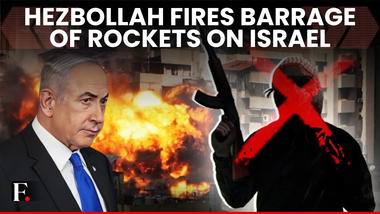 Iran War LIVE: HEZBOLLAH STRIKES BACK | 100+ Rockets Hit Northern Israel Settlements | Netanyahu