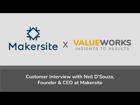 Makersite X ValueWorks Transforming Manufacturing with Real-time Data