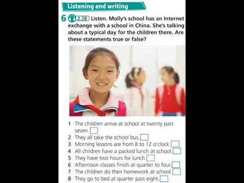 Project 1 Unit 4 Listening and writing