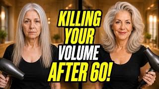 Stop Blow Drying Your Hair Like This After 60 — 5 Mistakes That Kill Volume Instantly
