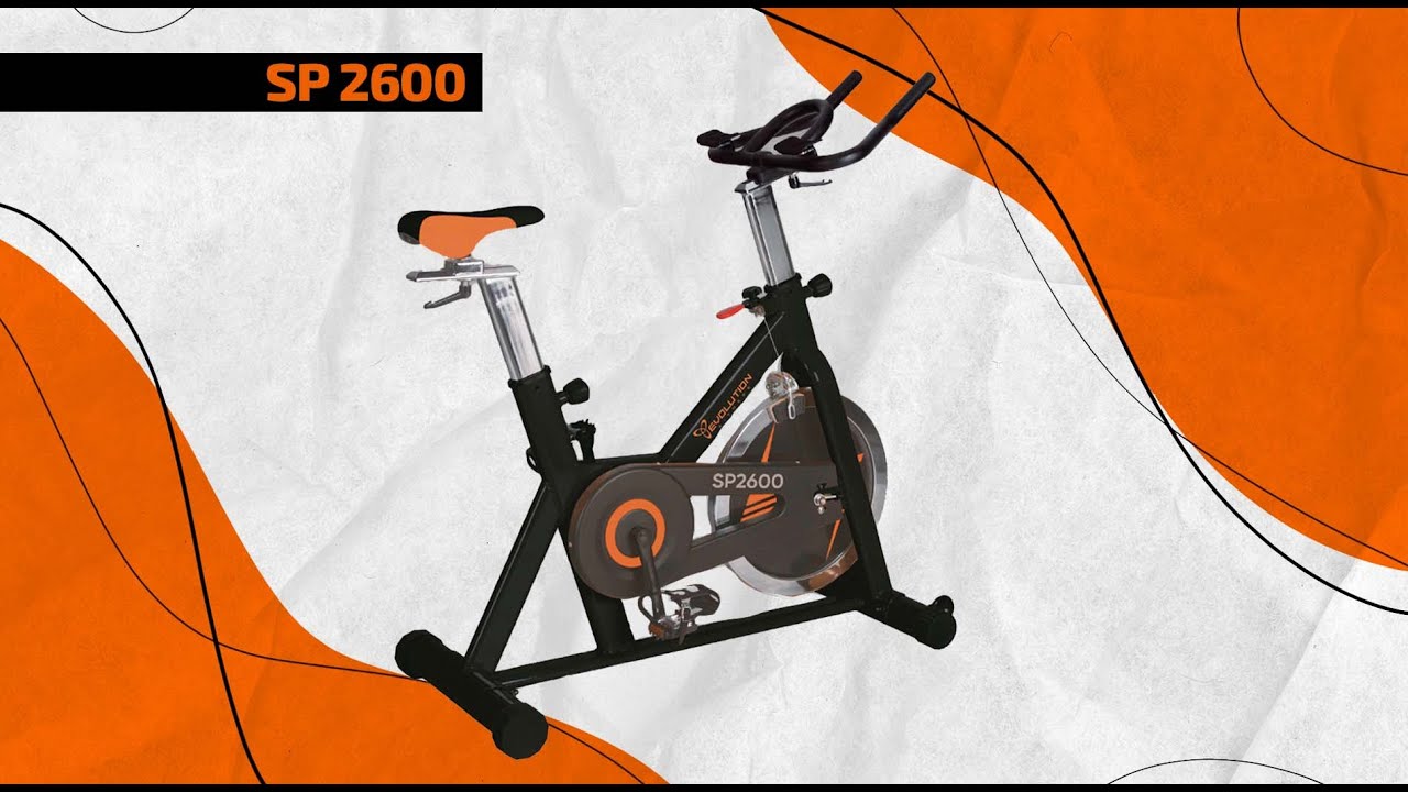 BICICLETA SPINNING SP 2600 - Mega Training Equipamentos para Academia