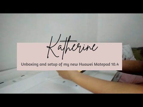 Unboxing and setup of my new Huawei Matepad 10.4