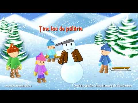 Cutiuta Muzicala - Omul de zapada (Animatie cu versuri)