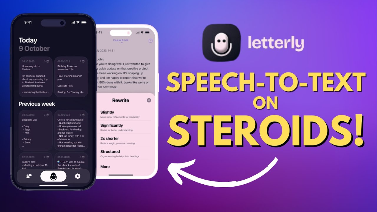 🚀 Introducing Letterly AI  - Your Ultimate Speech-to-Text Companion! 🚀