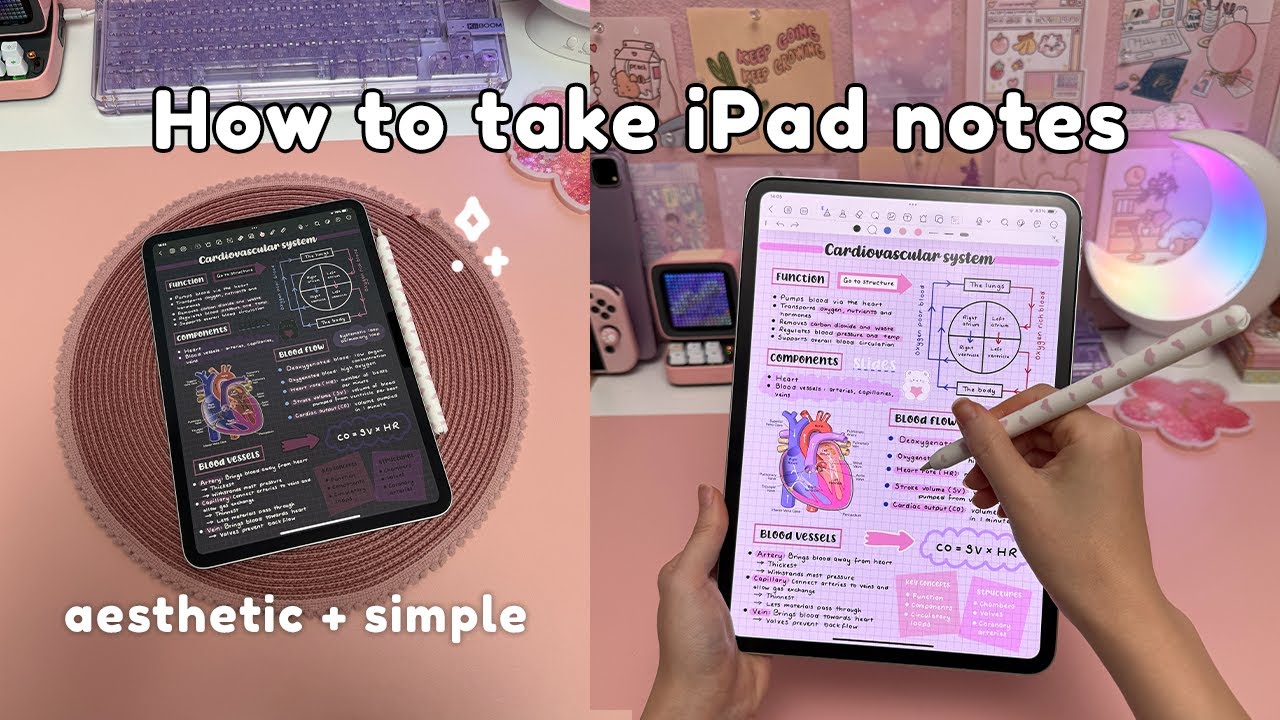 How to Take Notes on iPad ✏️ | Aesthetic + Simple | Digital Note Taking Tips | Kilonotes app
