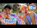 Blippi Asher S Big Dinosaur Adventure Indoor Playground T Rex Ranch Dinosaur Videos For Kids