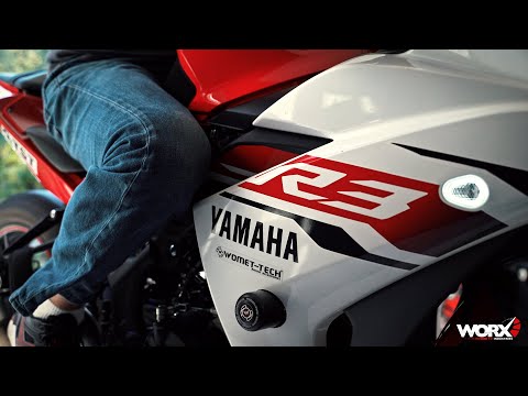 Yamaha R3 SUPER LOUD Velocity Stack Induction Sound! (Before & After TST WORX Pack)
