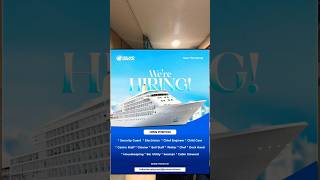 These Cruise Jobs Are Desperate to Hire You