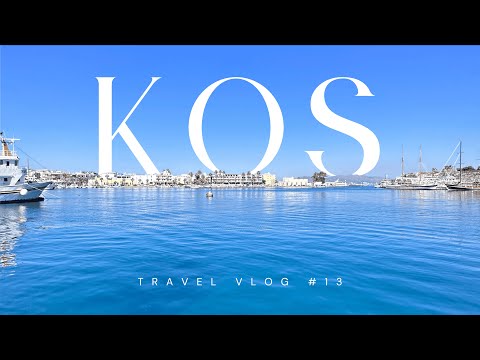 Kos Greece Travel Vlog 2024 | Explore Greece 4K, Greek Islands, Market, Greek Food, Streets