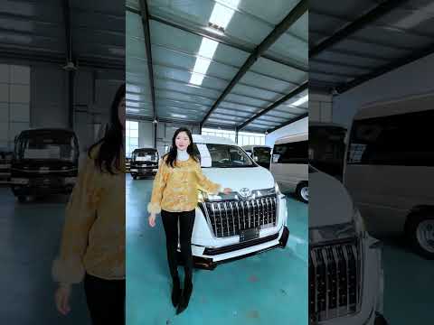 White Toyota Hiace，6 seats，separate bathroom #mpv #automobile #van #luxury #car