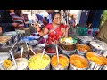 Hyderabad Famous Aunty Selling Unlimited Non Veg Thali Rs 120 Only L Hyderabad Street Food